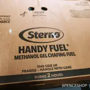 1 CASE 72 EA STERNO Handy Fuel Brand Chafing gel Heat 2 Hour 7 oz. LOT OF 72