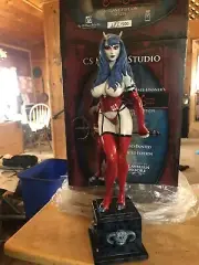LINSNER SINFUL SUZI VARIANT RED COSTUME STATUE 1/6 SCALE # 297 / 500