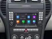 For Mercedes SLK Car Radio DAB+ Bluetooth Navigation Wireless Android Auto