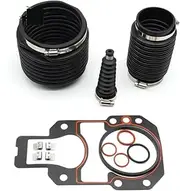 U-Joint Exhaust Cable Bellows Hose Kit for Mer-Cru-iser Alp-ha One Gen 2 Drives W/Gasket 18654A1 74639A2 816431A1 27-94996Q2