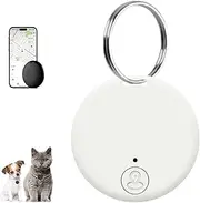 Safesync GPS Tracker, GPS Anti-Lost Tracker, Smart Anti-Lost Device Locator, Hidden Anti-Lost Locator, No Complicated Wiring, GpsTracker for Vehicles,Motorcycle,Or Valuables (White)