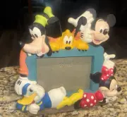 Disney Picture Frame Mickey Mouse And Friends Molded Fun 5x3