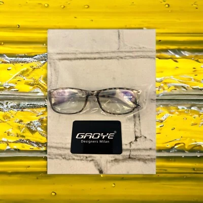 Gaoye Designers Reading Glasses Milan Yellow +1.0 NEW