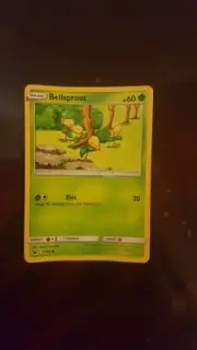 Bellsprout, Alolan Grimer, Alolan Sandshrew, Paras, Pikachu Regular Pokemon Card