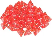 NAMOARLY 60pcs Acrylic Dice Set Cube Dice Toys for Boys and Girls Adults Tower and Girls Game