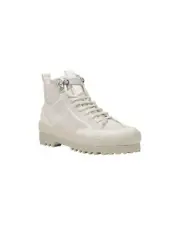 Superga Cotu HighTop Sneaker Casual Style Women Beige Boots