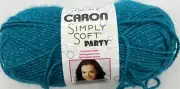 Caron Simply Soft Yarn "Teal Sparkle" 1 Skein #1464