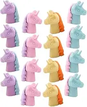 CAXUSD 36pcs Eraser Set Pencil Top Erasers for Students Classroom Rewards Mini