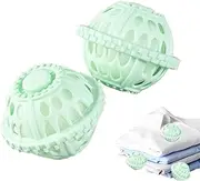 Laundry Balls For Washing Machine, Non Detergent Laundry Balls For Dryer, Anti-Knot Home Cleaning Supplies For Families, College Students, Vacation, Traveling RV