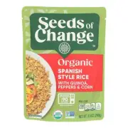 Seeds of Change Spanish Style Quinoa Brown Rice & Pepper 8.5oz (Pack of 3)