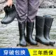 雨鞋男 士水鞋 雨靴防 水防滑 高筒中 筒低幫短筒加絨膠鞋釣魚水靴男士