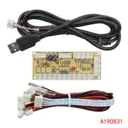 1-2 Set No Delay LED Arcade MAME Encoder USB To PC 5Pin Joystick PCB Board New