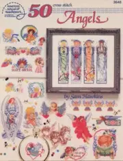AMERICAN SCHOOL OF NEEDLEWORK CROSS STITCH 50 ANGELS OOP 1994