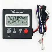 Highwild 6V/12V Universal Game Feeder Digital Timer - Hunting Deer Feeder Timer - Up to 8 Different Feed Times A Day - Adjustable Feed Rate