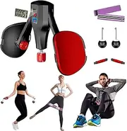 ARJEOU 4 in 1 Thigh Master, 0-60 KG Resistance Kegel Trainer Pro with 4 Replaceable Accessories, Thigh Trainer Toner Thigh Exerciser for Training The Inner Thighs, Arms and Buttocks
