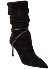 Ren Caovilla Suede & Snakeskin Boot