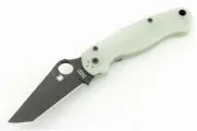 New Spyderco Paramilitary 2 /Jade G10 /M4 Tanto DLC /C81GM4PTBK2 /Discontinued