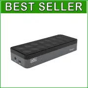 Sleek USB C Docking Station for 4 Displays - 100W Power & Ethernet Connectivity