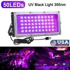 UV Black Light Bar Fixtures Ultraviolet Lamp Strip USB Plug DJ Party Club 50LED