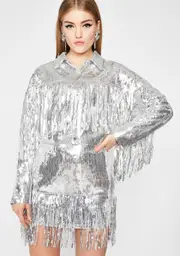 Blindin' Baddie Sequin Jacket