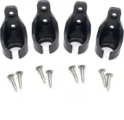 4 PCS Bungee Cord Bungee Ball Receivers Brackets Fit 7/8 Inch Bungee Ball New