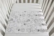 Brolly Sheets: Cot Pad with Wings - Space Galaxy