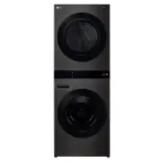 LG 19/10kg AI WashTower Stacked Washer Dryer Black WWT-1910B