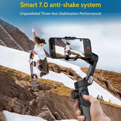 AOCHUAN Smart X Pro 3-Axis Gimbal stabilizer Anti-shake for Smartphone iPhone 14