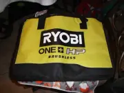 Ryobi One+ HP Brushless Canvas Contractors Zipper Tool Bag 17 in X 12 in X 6 in