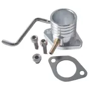 Intake Manifold For Mikuni 34MM Carburetor Predator GX390 420CC Go kart Silver