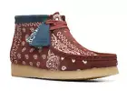 CLARKS ORIGINALS Wallabee Boot Boots Brick Paisley New