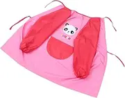 Hohopeti Boys and Girls Waterproof Apron Adorable Patterns Perfect for High Chair Feeding Playtime Random Color