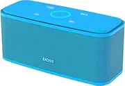 Bluetooth Speaker DOSS SoundBox, Portable Wireless Bluetooth 4.0 Touch Speakers with 12W HD Sound and Bold Bass, Handsfree, 12H Playtime for Phone,TV, Tablet, Gift Ideas-Blue