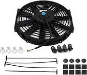 APTPKGDFDK 12V 80W 12 Inch Universal Electric Engine Cooling Fan Radiator Oil Cooler Pull Push Slim Fan Fans and Kits