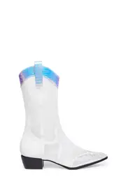Desert Dancer Cowboy Boots - White