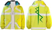 [SHIKI] Unisex Edgerunner David Martinez Cosplay Costume Men Fashion Anime Cyberpunk Jacket Motorcycle Coat Halloween Outfit