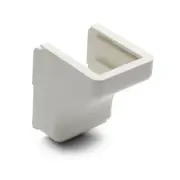 Hellermann Tyton TSR1FW-50 Ceiling Drop, 3/4", PVC, Office White (Pack of 10)