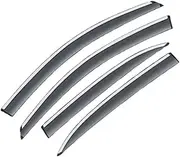 FUWKAIZS Window Visor Compatible for Fit Jazz GP5 GP1 GK5 3 2014~2020 Car Accessories Rain Guard Deflector Windshield Rain Eyebrow Awning Trim