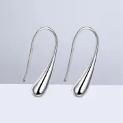 Teardrop Earrings Women Silver Ear Ear Hook Wedding Teardrop Earrings