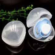3pcs Portable Baby Soother Container Pacifier Dummy Travel Storage Box