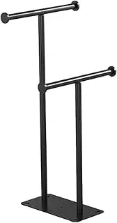 2 Tiers Hand Towel Holder with Durable Material, Freestanding Towel Rack, Floor Towel Rack Stand Holder, Stainless Steel Towel Holder, Suitable for Bathroom, Bedroom, Laundry Room