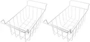 BRIGHTFUFU 2Sets Hanging Organizer for Chest Freezer Airflow Friendly Mesh Design for Optimal Cooling and for Food Sorting