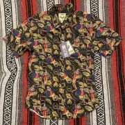 New RSVLTS x WWE Legends Men's Adult Shirt Small Ric Flair Nature Boy Button NWT