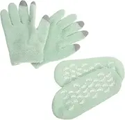 Moisturizing Gloves Foot Mask Set Touchscreen Gloves Gel Socks for Women for Christmas