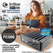 3nStar Industrial mini PC Fanless Core i3 (PC080WV) 8GB+500GB SSD WINDOWS 10