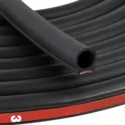 D Shape Rubber Seal Strip3/4" Large Door Weather Stripping Self-Adhesive EPDM...