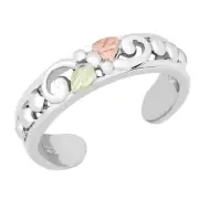 Landstrom's® Black Hills Sterling Silver Adjustable Toe Ring FAST SHIPPING