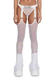 [Club Exx] Techno Fantasy Chaps Set - White