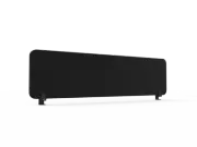 New Side Mounted Eco Panel Screen Pin Board 1500mm Wide Pinnable Black Rapidline