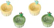 Peakloong 4PCS Cactus Kitchen Sink Drain Strainer Home Use Cactus Sink Draining Basket Filter Net Lifting Basket Sink Stopper